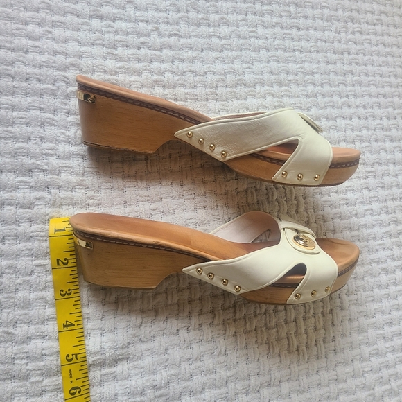 Coach Lee Women's White Slide Sandals Size 8.5 - Picture 10 of 12